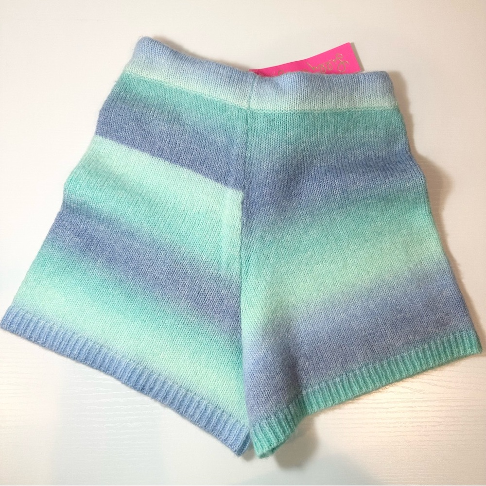 Lilly Pulitzer Wanetta Sweater Short, Surf Blue Spacedye, XXS - Picture 10 of 16